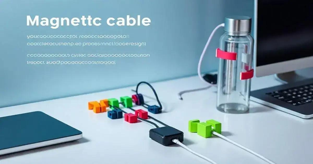 Design and Features of Magnetic Cable Organizer