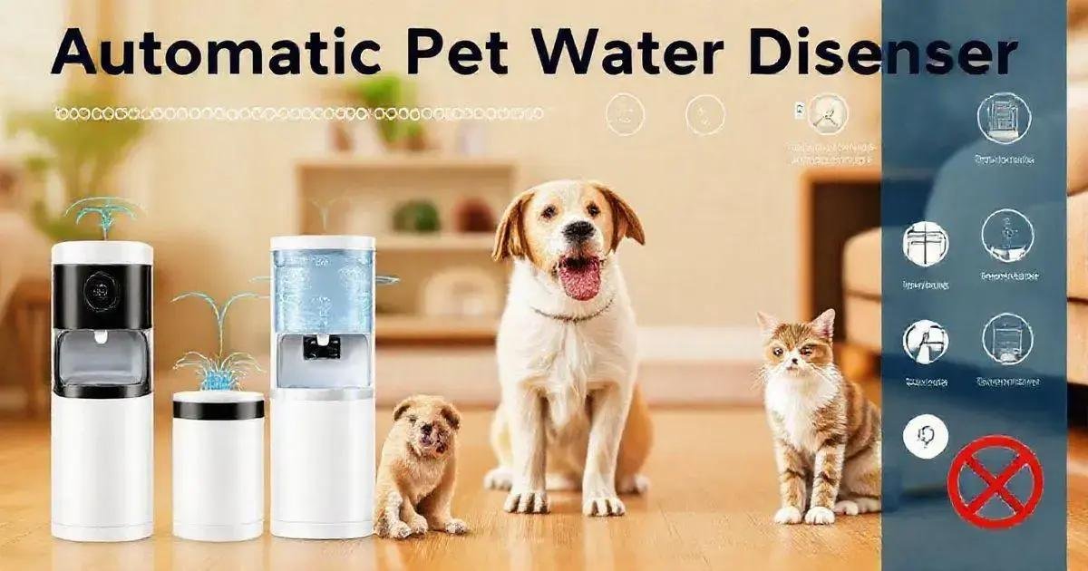 Types of Automatic Pet Water Dispensers