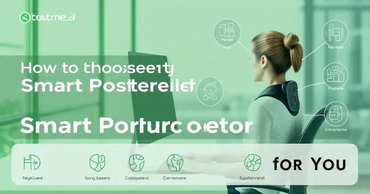 How to Choose the Right Smart Posture Corrector for You