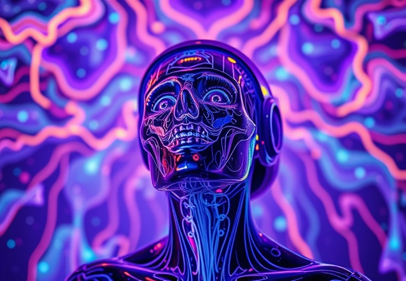 Representação visual de Startup Harnesses AI to Create Psychedelic Experience Without the Trip