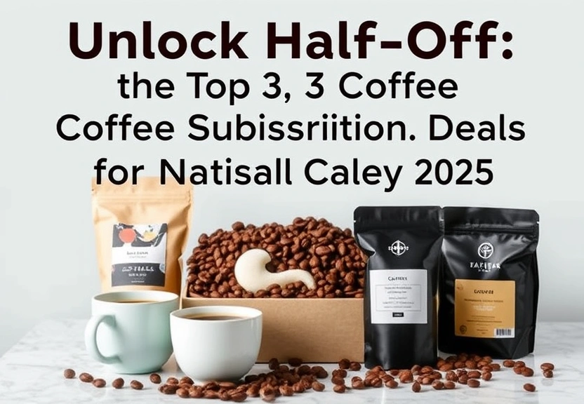 Representação visual de Unlock Half-Off: The Top 3 Coffee Subscription Deals for National Coffee Day 2025